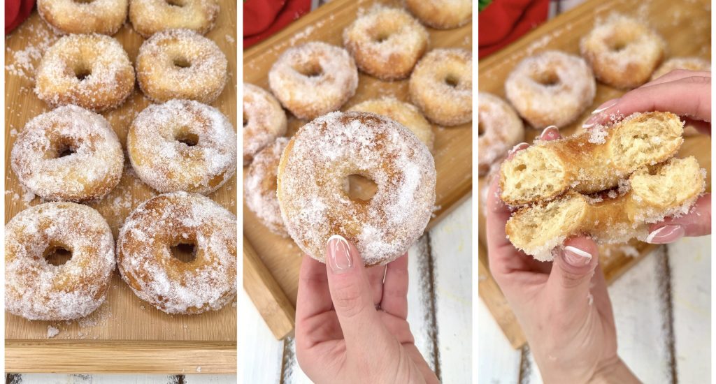 Rosquillas no fritas - en freidora de aire