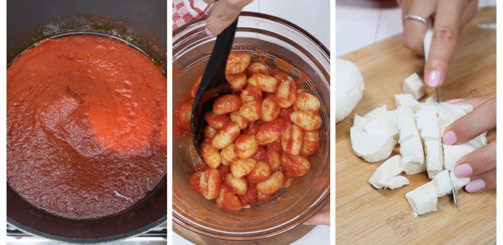 Gnocchi de patata fundentes en freidora de aire