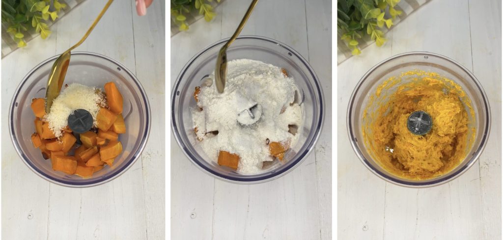 Filetes crujientes de calabaza en freidora de aire