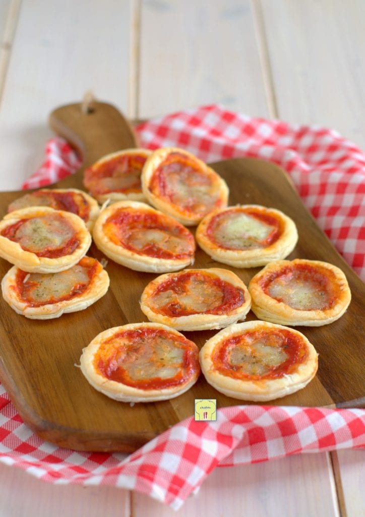 pizzitas de hojaldre en freidora de aire gp