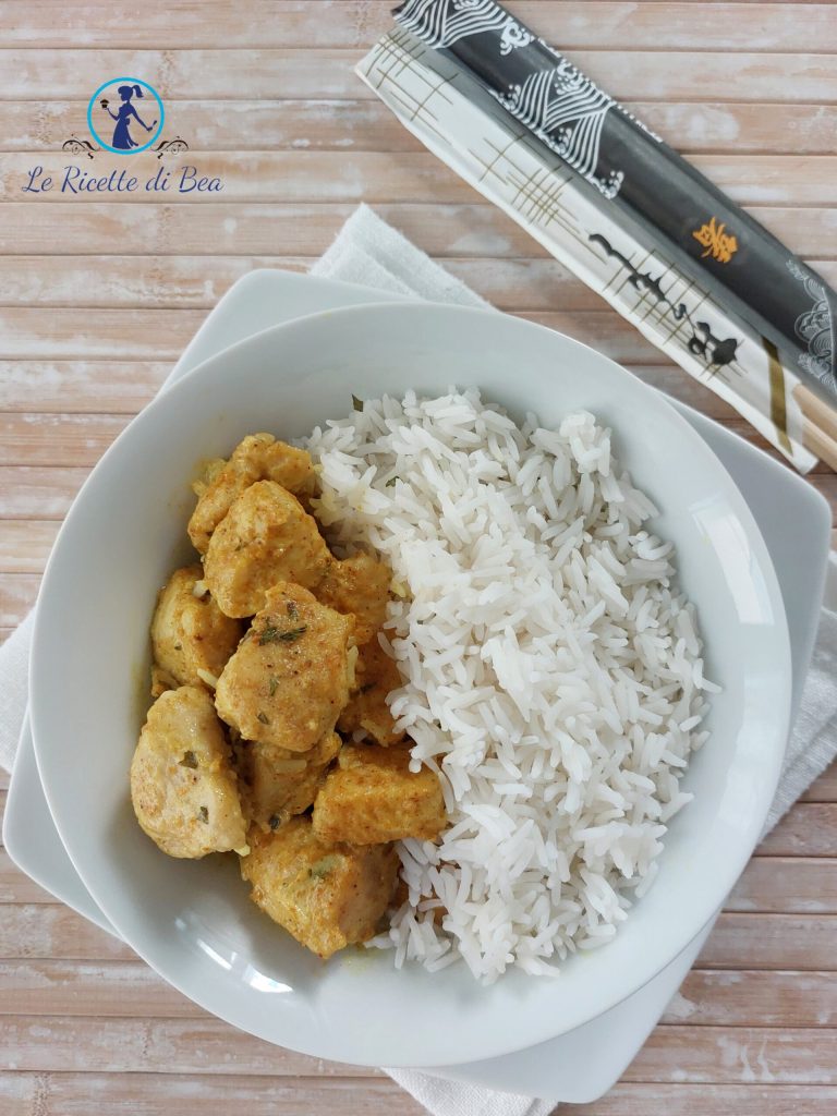 pollo especiado en sartén