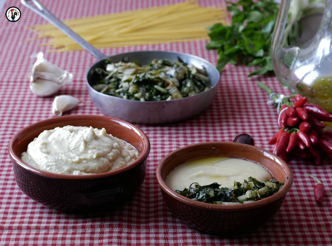 Puré de habas y achicoria – Receta de Puglia