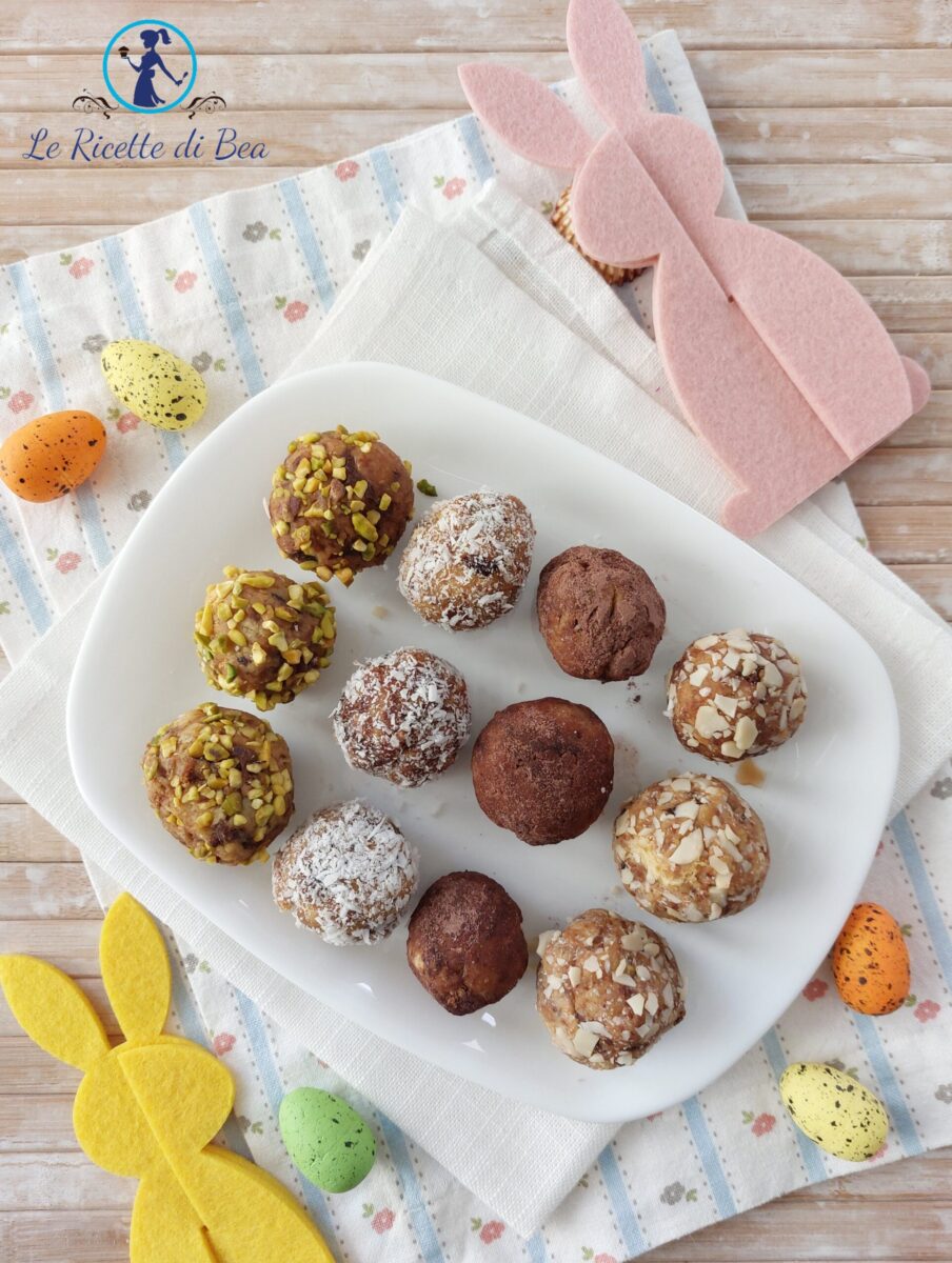 Trufas con Colomba al cacao