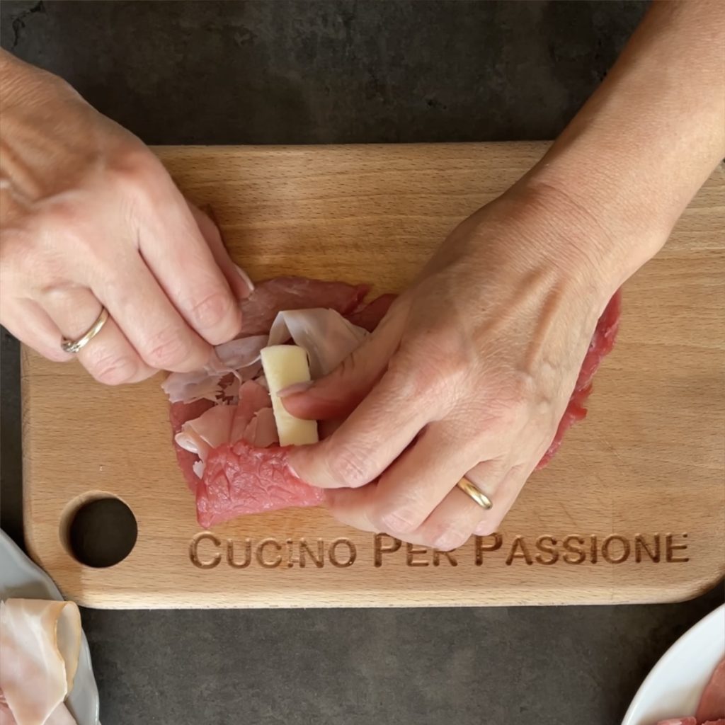 rollitos de carne en salsa