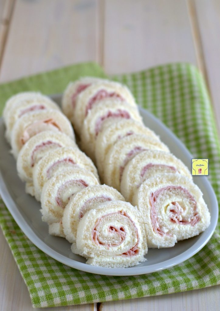 rollitos de sándwich de jamón gp