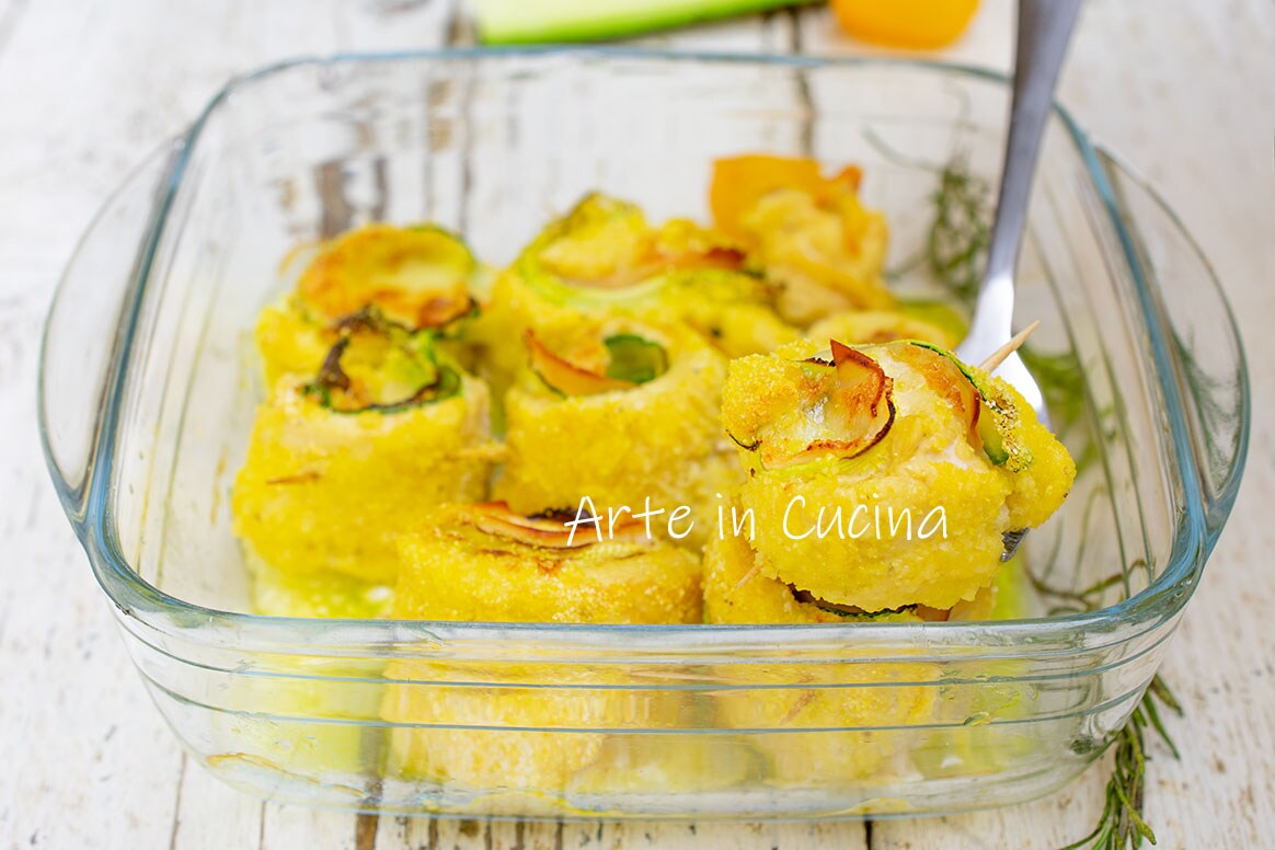 ROLLITOS DE POLLO con calabacines