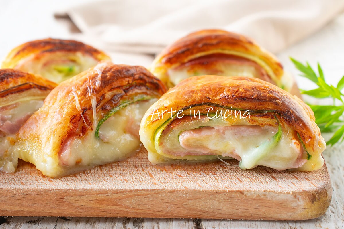 ROLLOS con CALABACÍN y stracchino