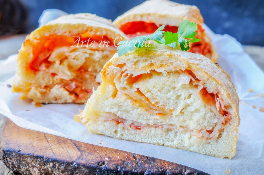 ROLLOS DE PARIGINA brioche con sabor a pizza