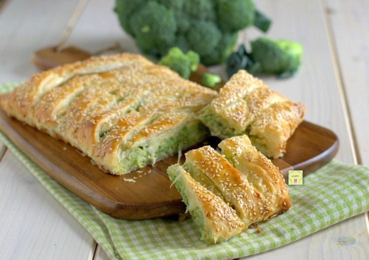 Rustico de brócoli y scamorza