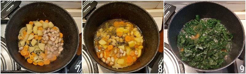 sopa de verduras gratinada con alubias col negra y queso fundido el chicco di mais 3 añadir alubias patatas y col