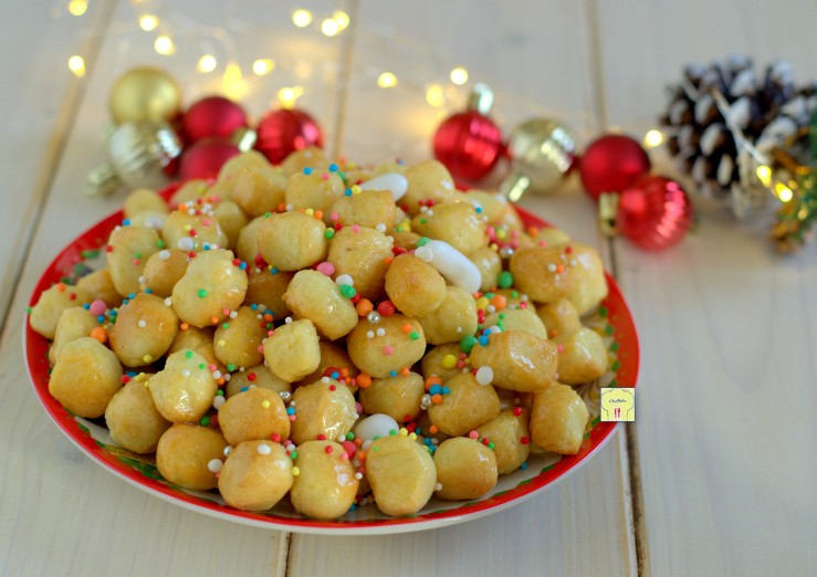 Struffoli en freidora de aire