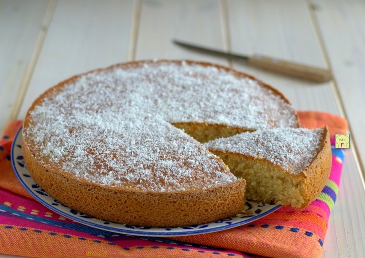 Tarta 5 minutos al coco