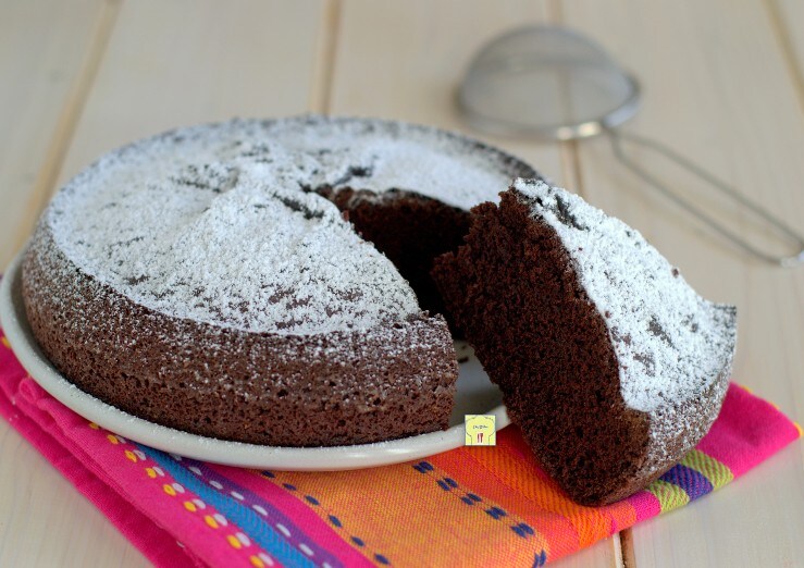 Tarta de chocolate en freidora de aire