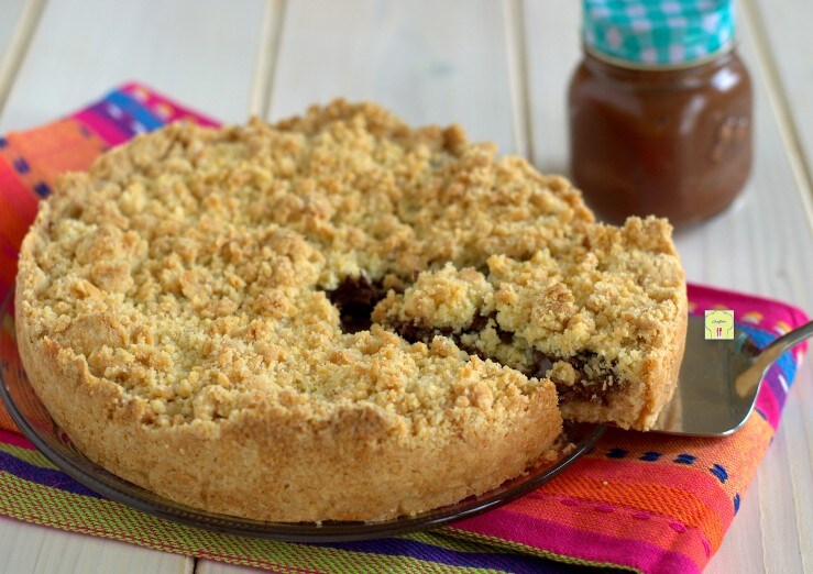 Tarta de migas con nutella