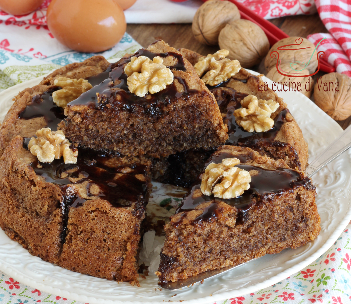 TARTA DE NUECES – episodio TV LA COCINA DE VANE en Canal10