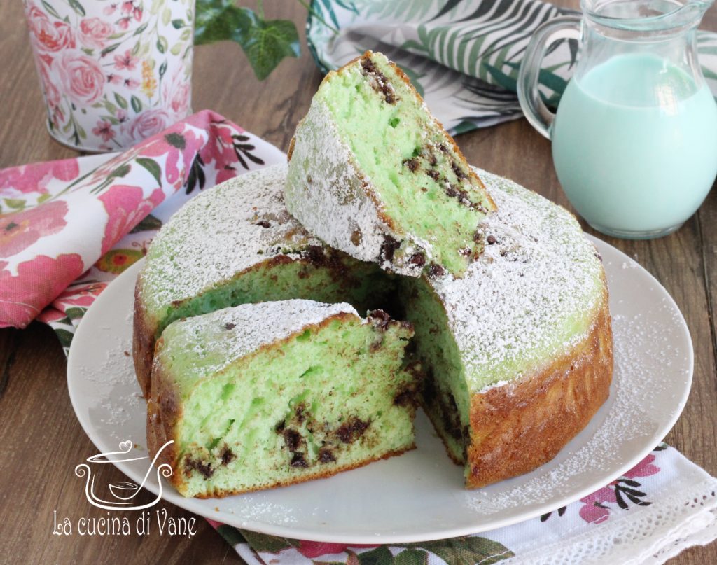 tarta de yogur y menta sin mantequilla