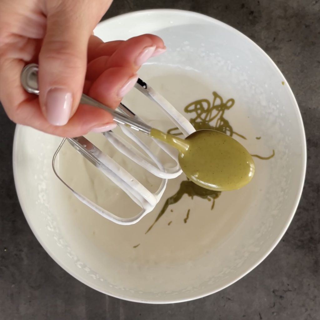 tarta fría de pistacho