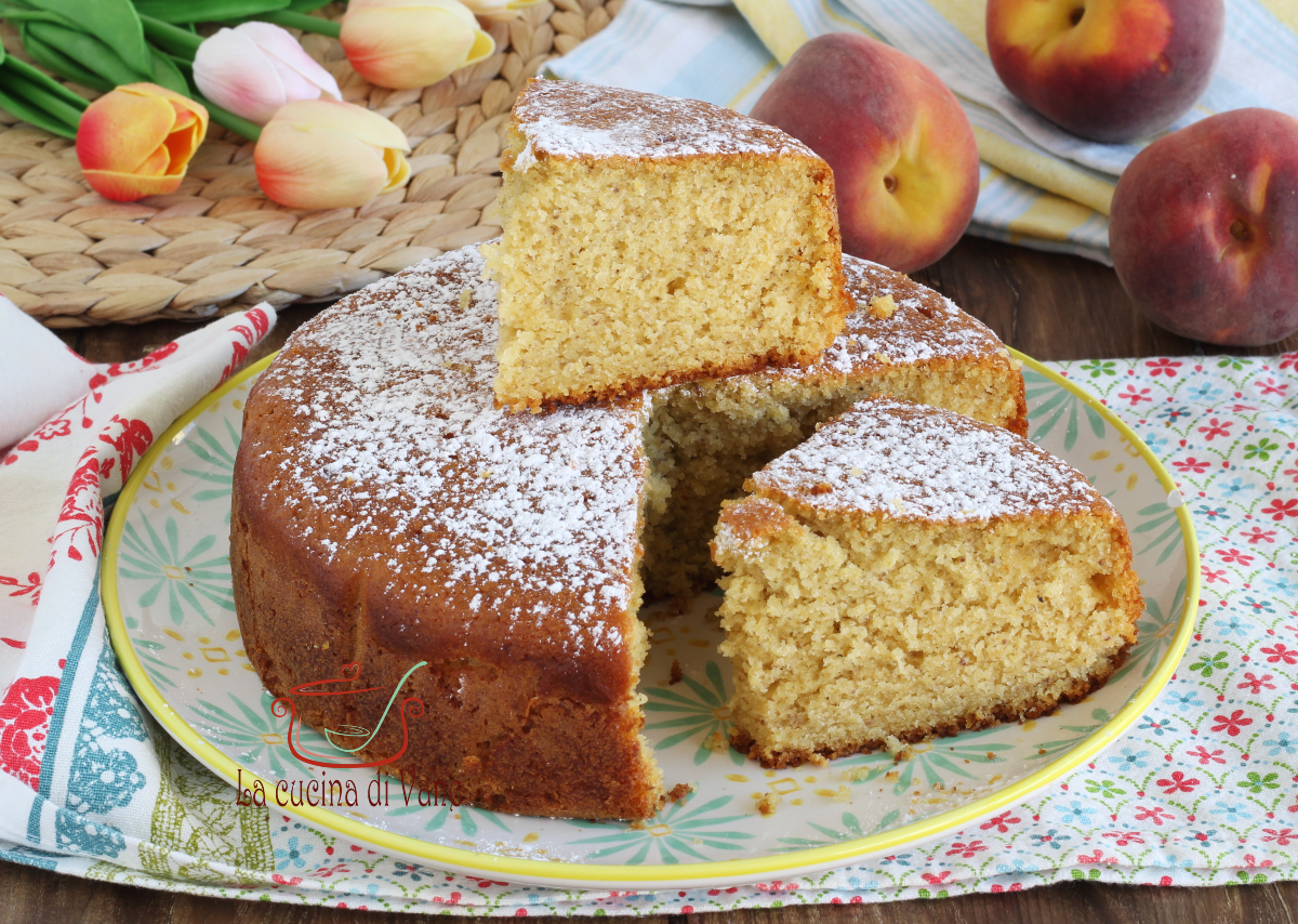 TARTA PAN DE MELOCOTONES