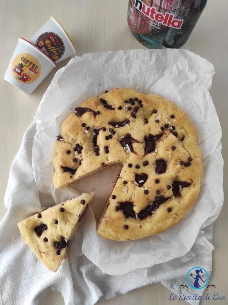 tarta con nutella y yogur