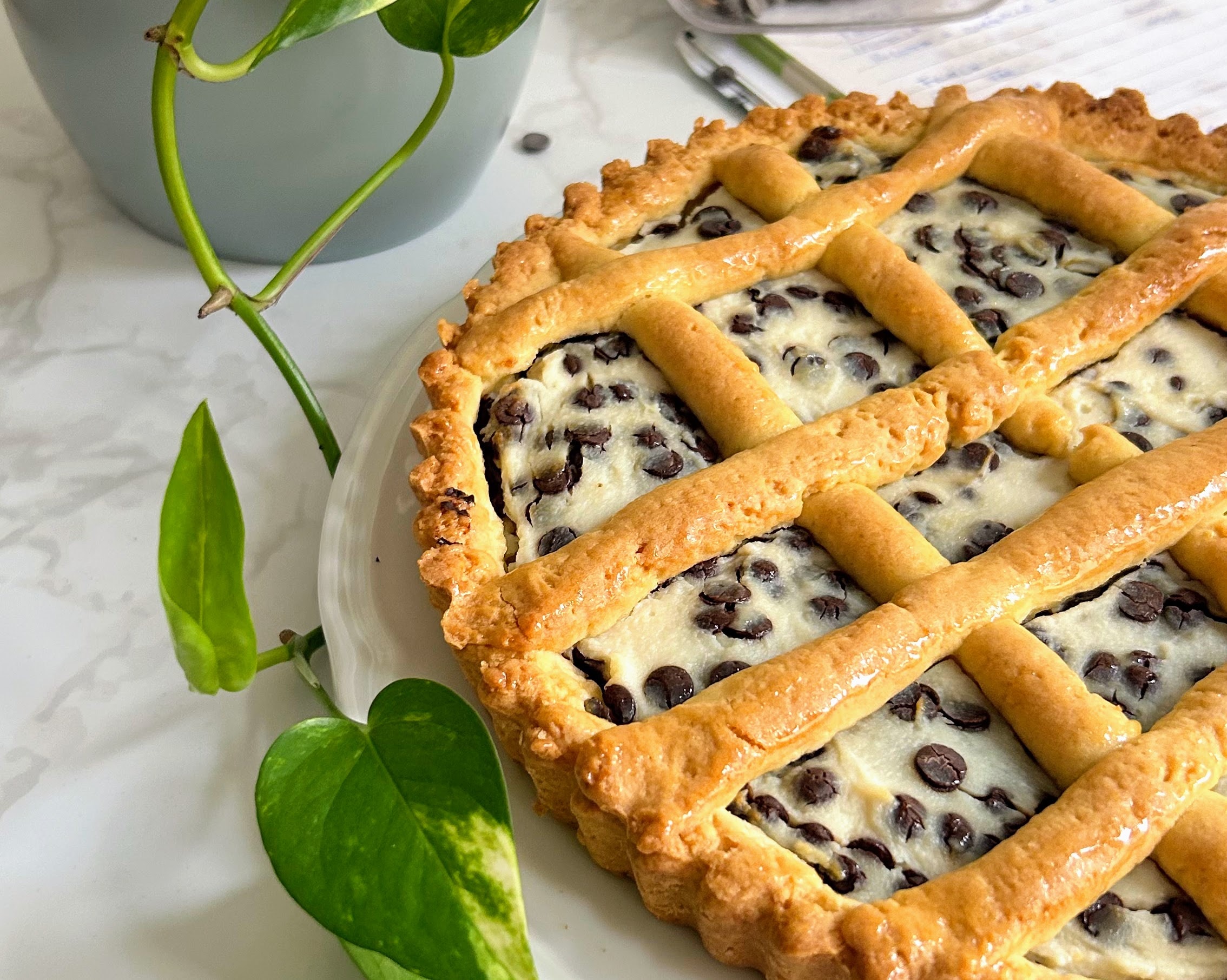 Tarta de ricotta y Nutella