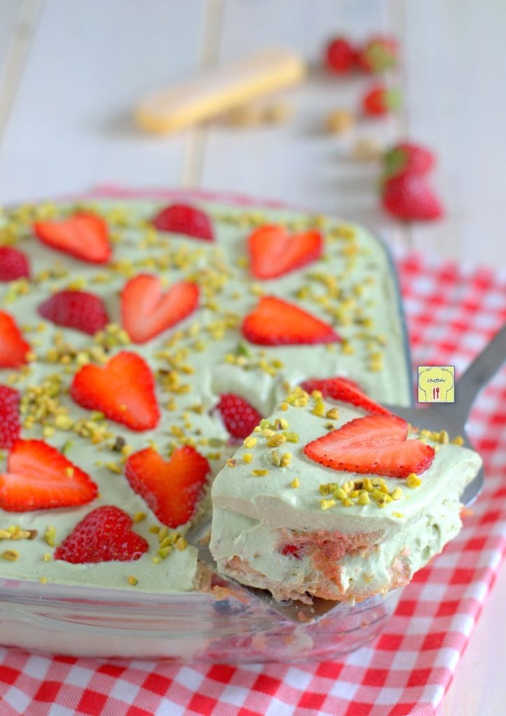 tiramisú fresas y pistacho gp