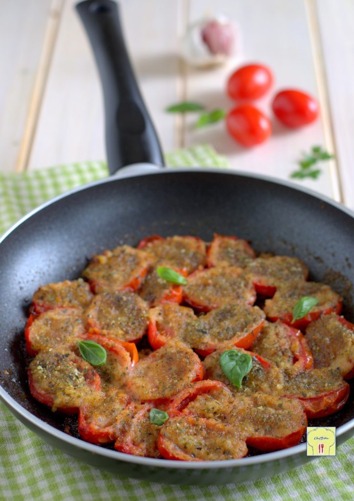tomatitos gratinados en sartén gp
