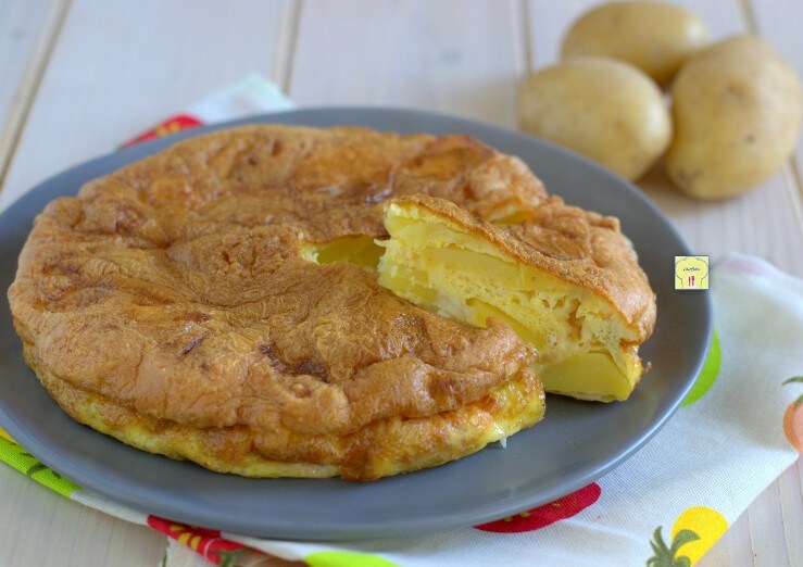 Tortilla de patatas en freidora de aire