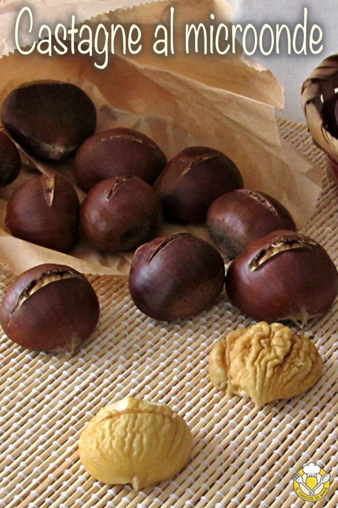 v_ .castagne al microonde come cuocere velocemente le castagne anche poche tipo caldarroste si sbucciano facilmente il chicco di mais.jpgjpg