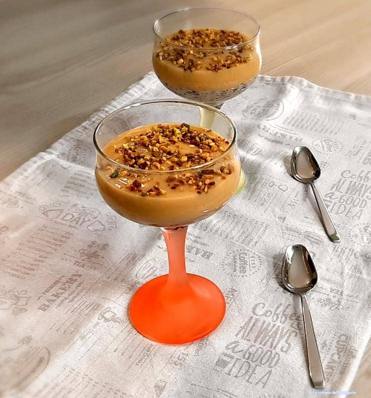 Copa de crema y pistacho