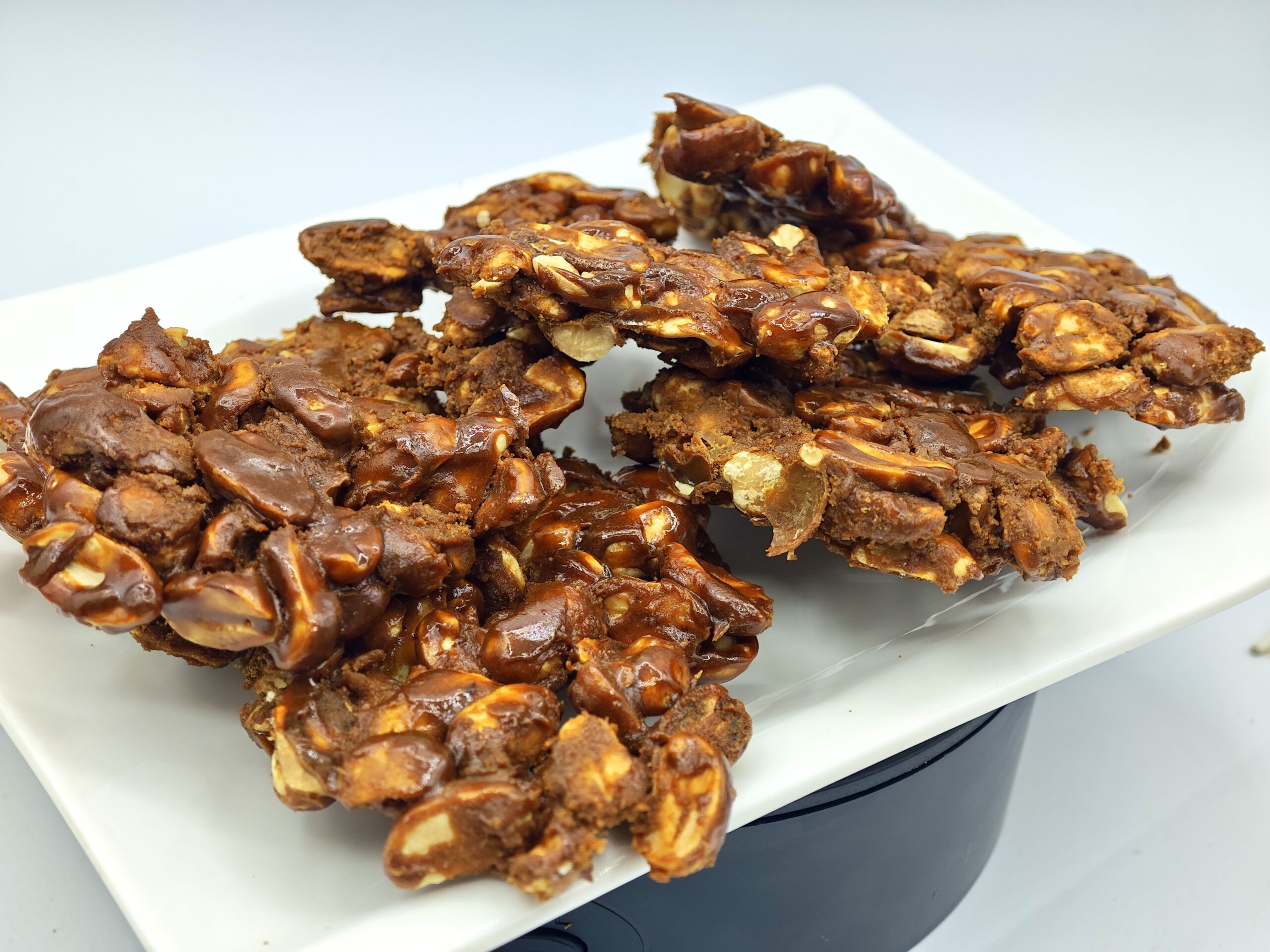 Croccante de cacahuetes hecho en casa