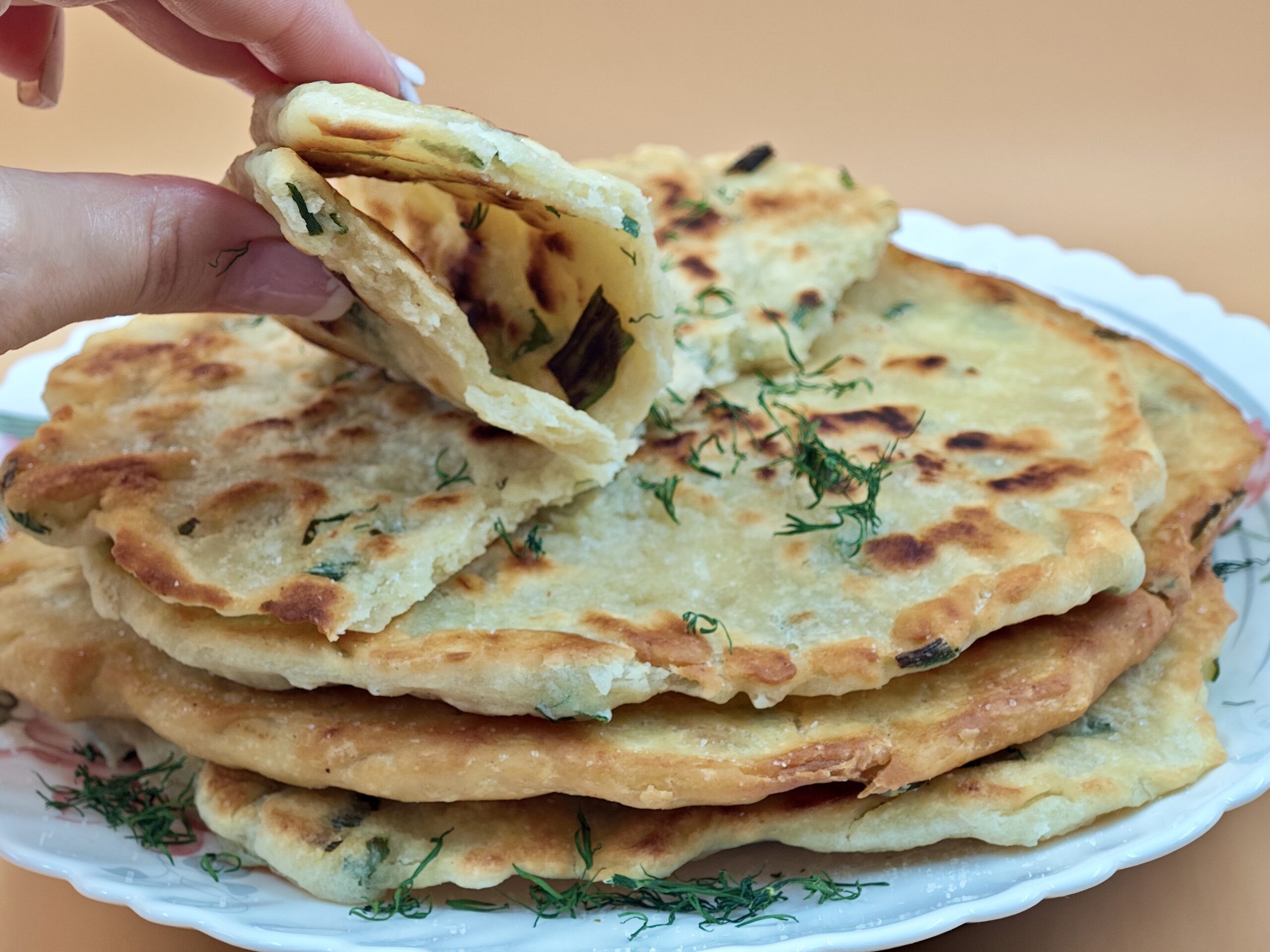 Las piadinas con cebollino