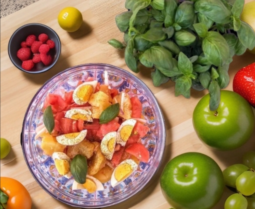 La ensalada mixta del verano siciliano