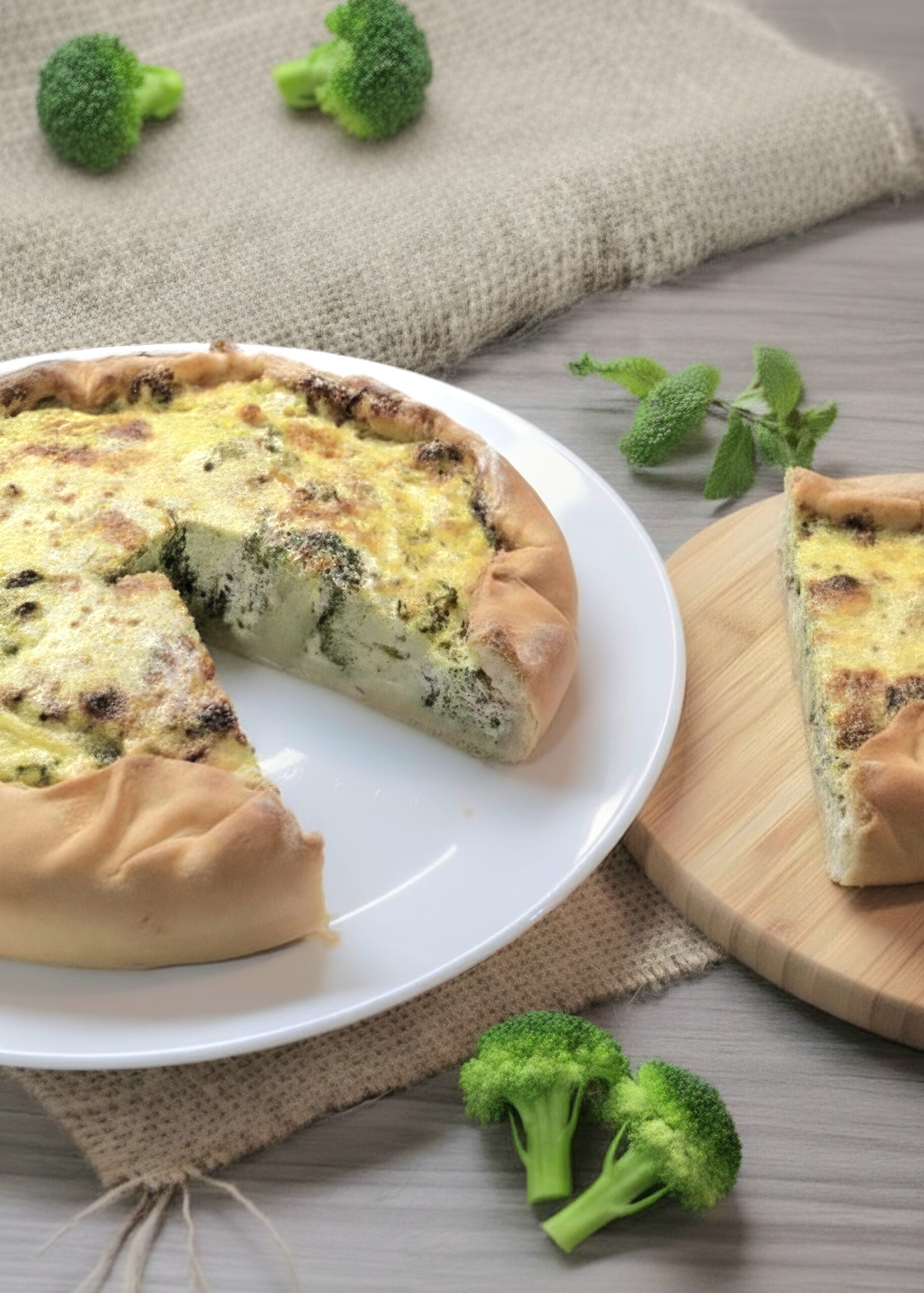 Brisè Ligth con brócoli y ricotta