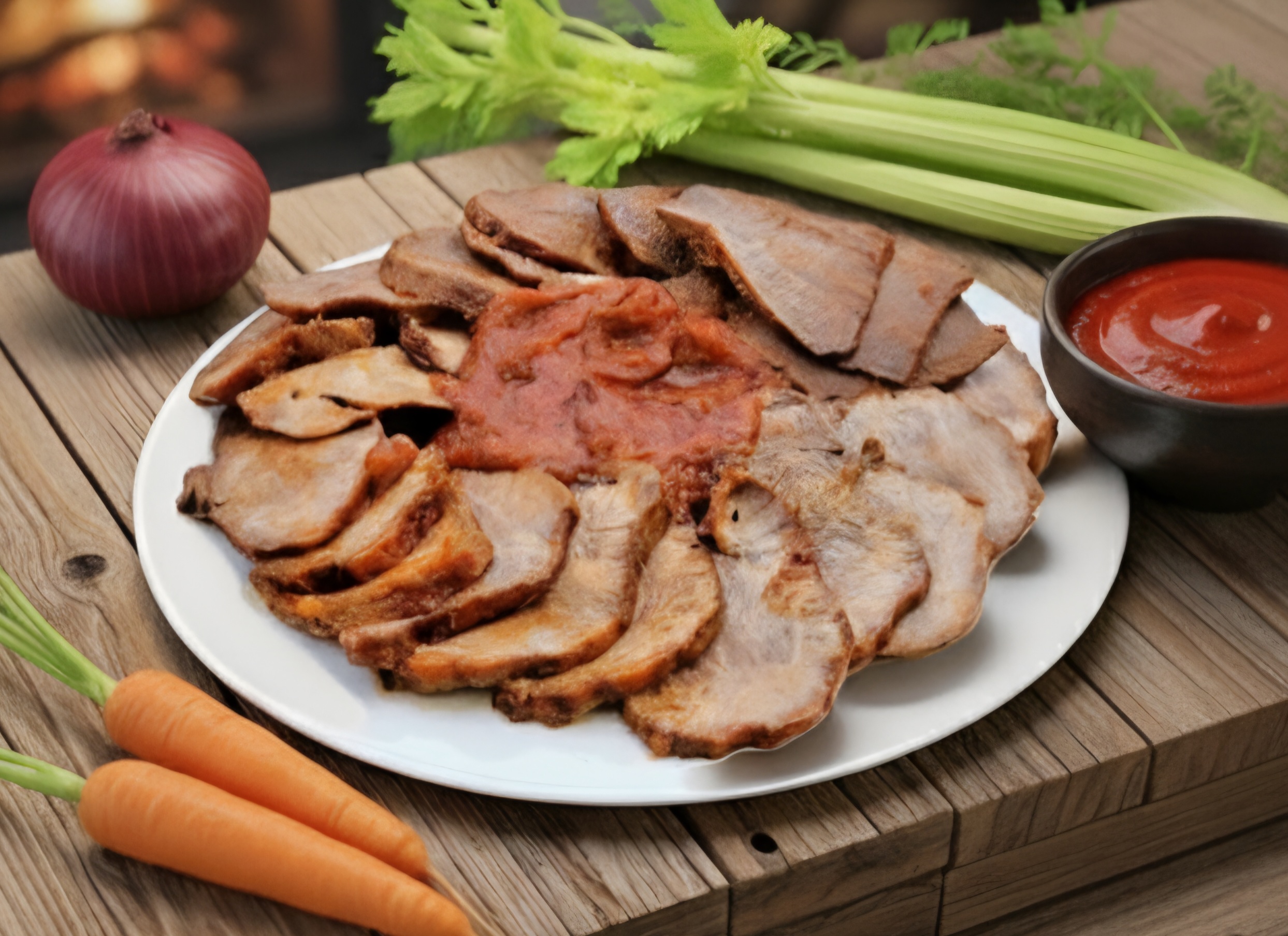 Lengua de ternera en salsa