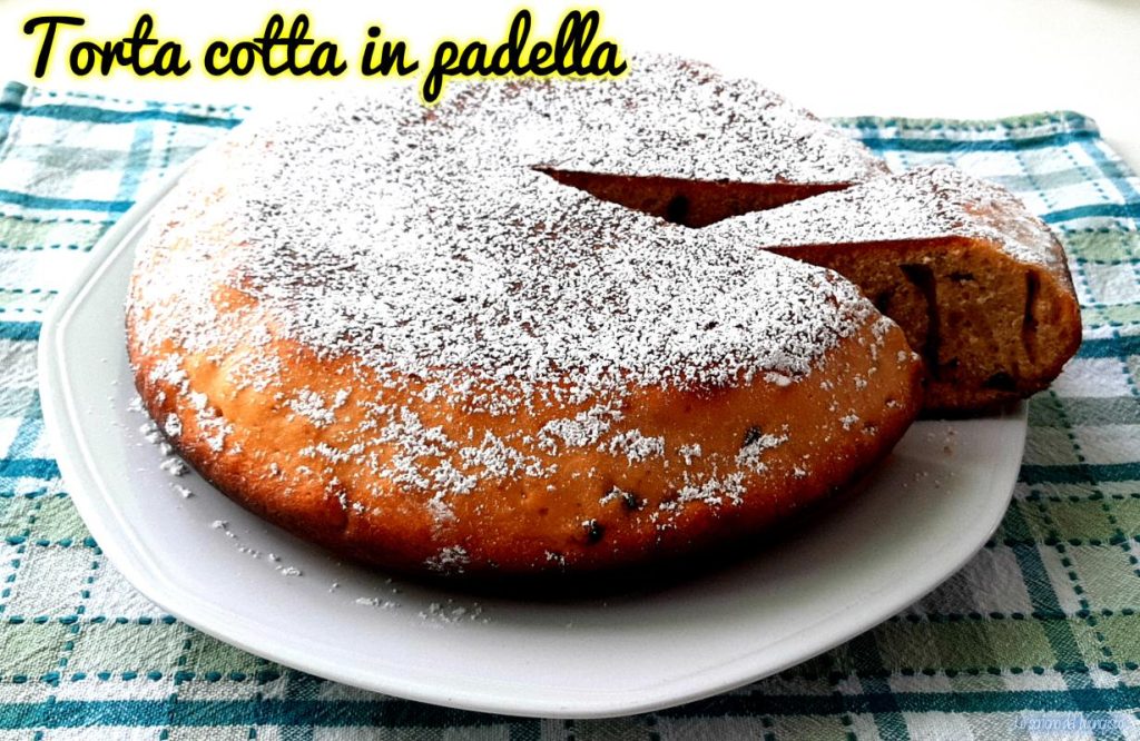 Tarta cocida en sartén