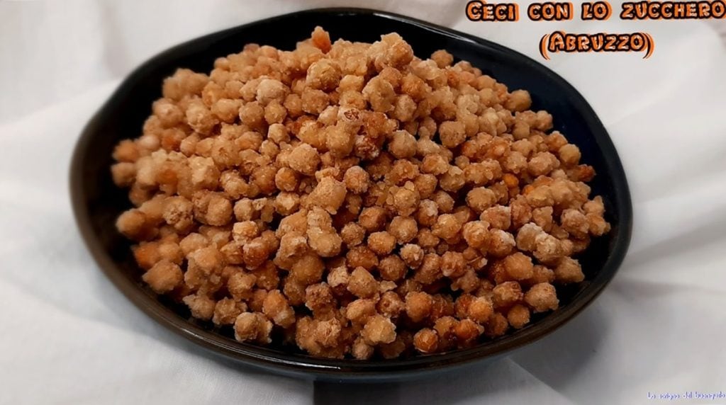 Garbanzos con azúcar