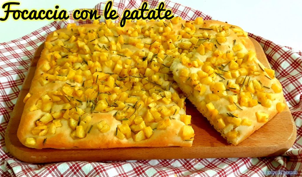 Focaccia con patatas