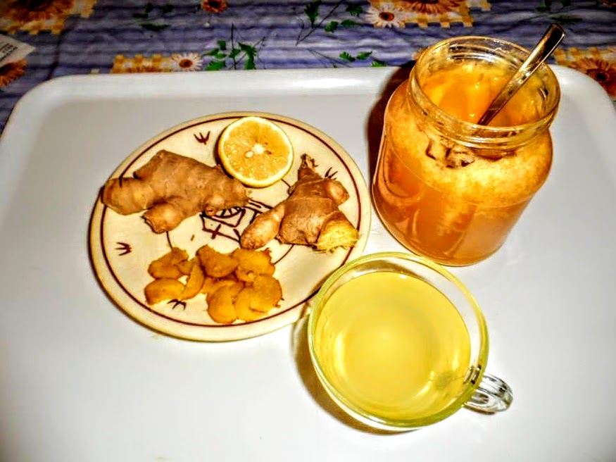 Tisana de jengibre antiinflamatoria