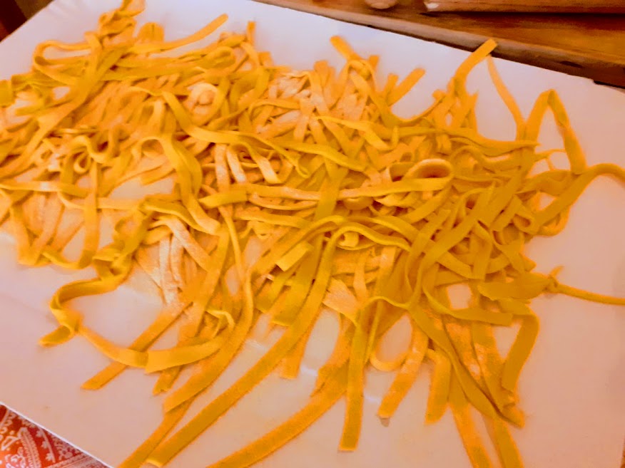 Tagliatelle de calabaza