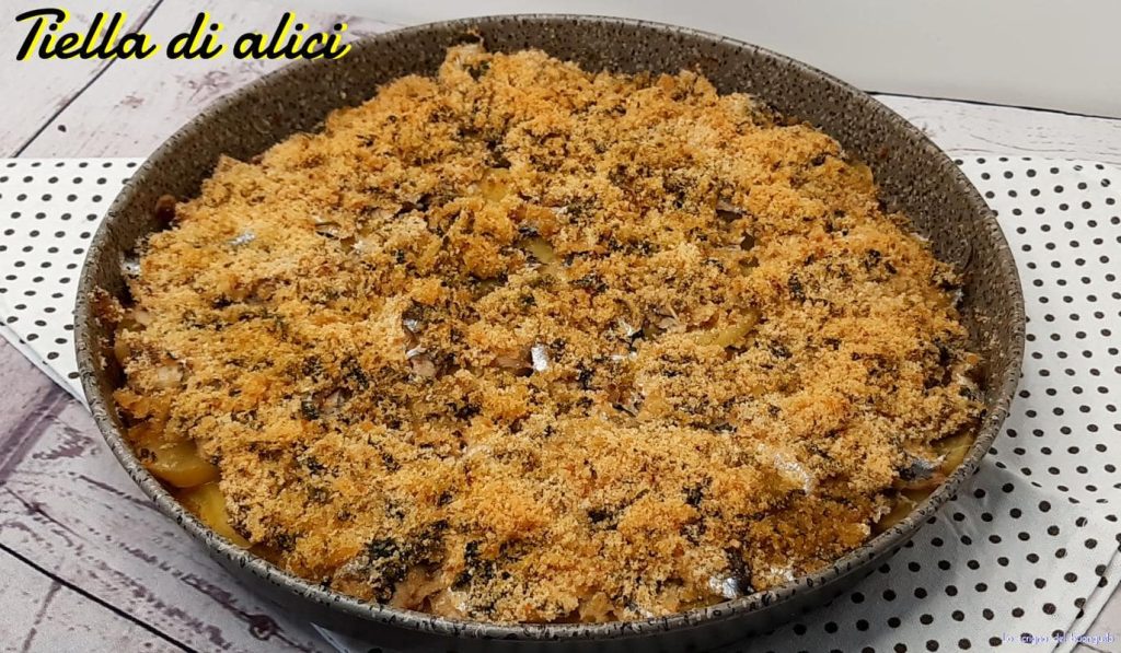 Tiella de boquerones