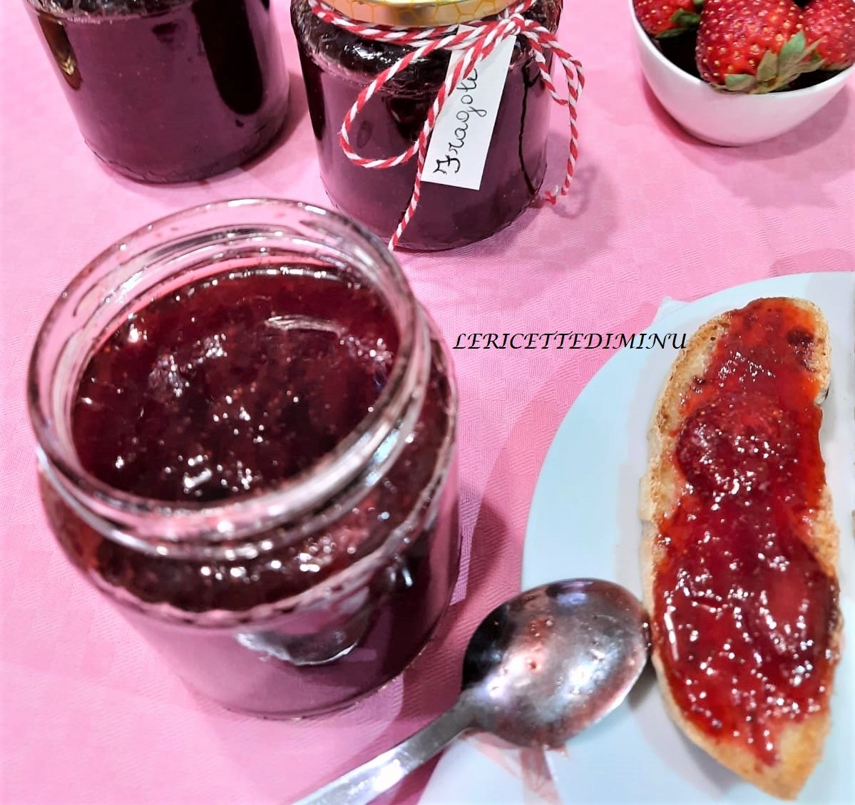 Receta de mermelada de fresas con poco azúcar