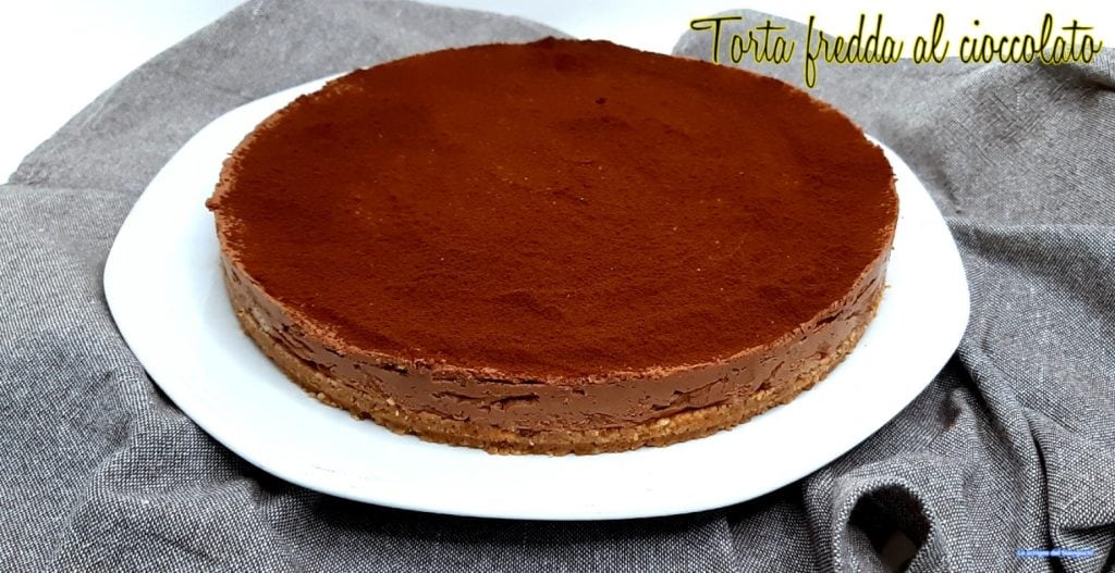 Tarta fría de chocolate