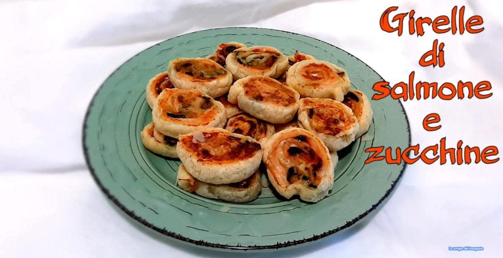 Rollitos de salmón y calabacín