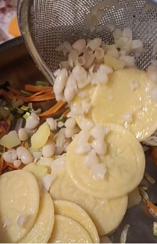 Corzetti con verduras