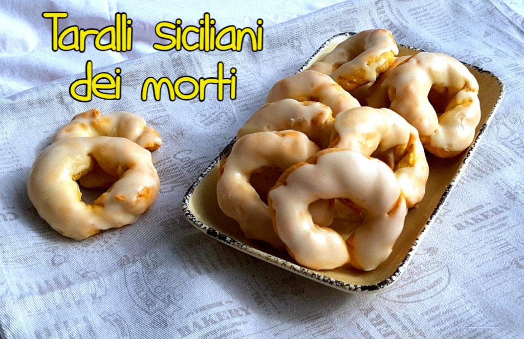 Taralli siciliani de los muertos