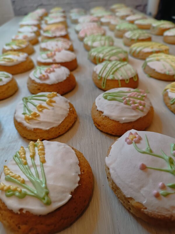 Galletas glaseadas de avellana