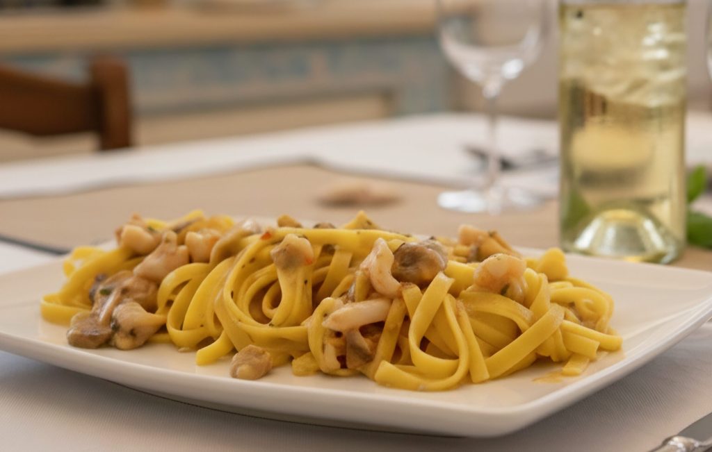 Las tagliatelle al ragú blanco de pescado
