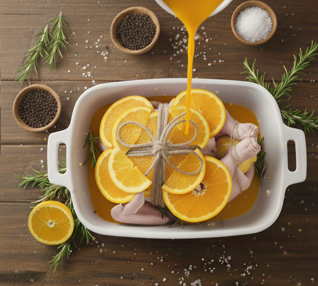 Cómo cocinar un pollo o un capón entero al horno