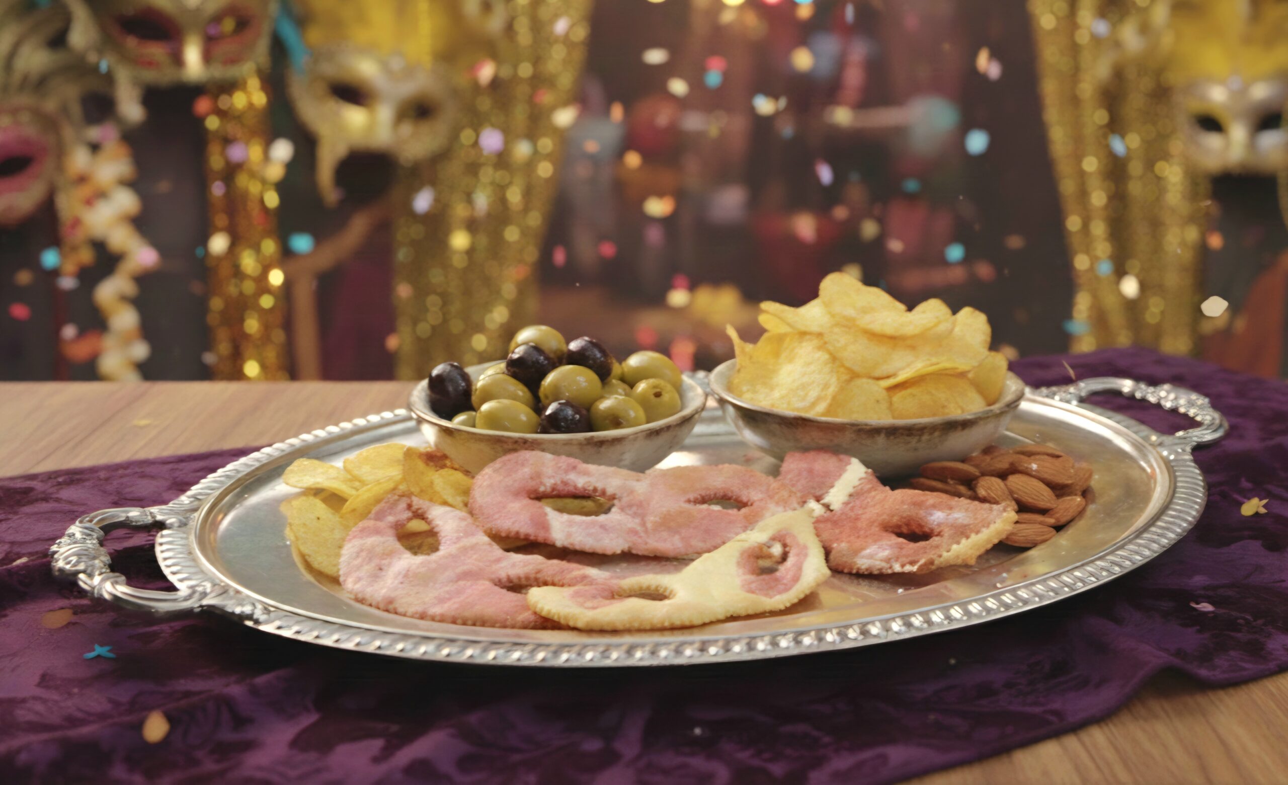 Máscaras snake en pasta brisè