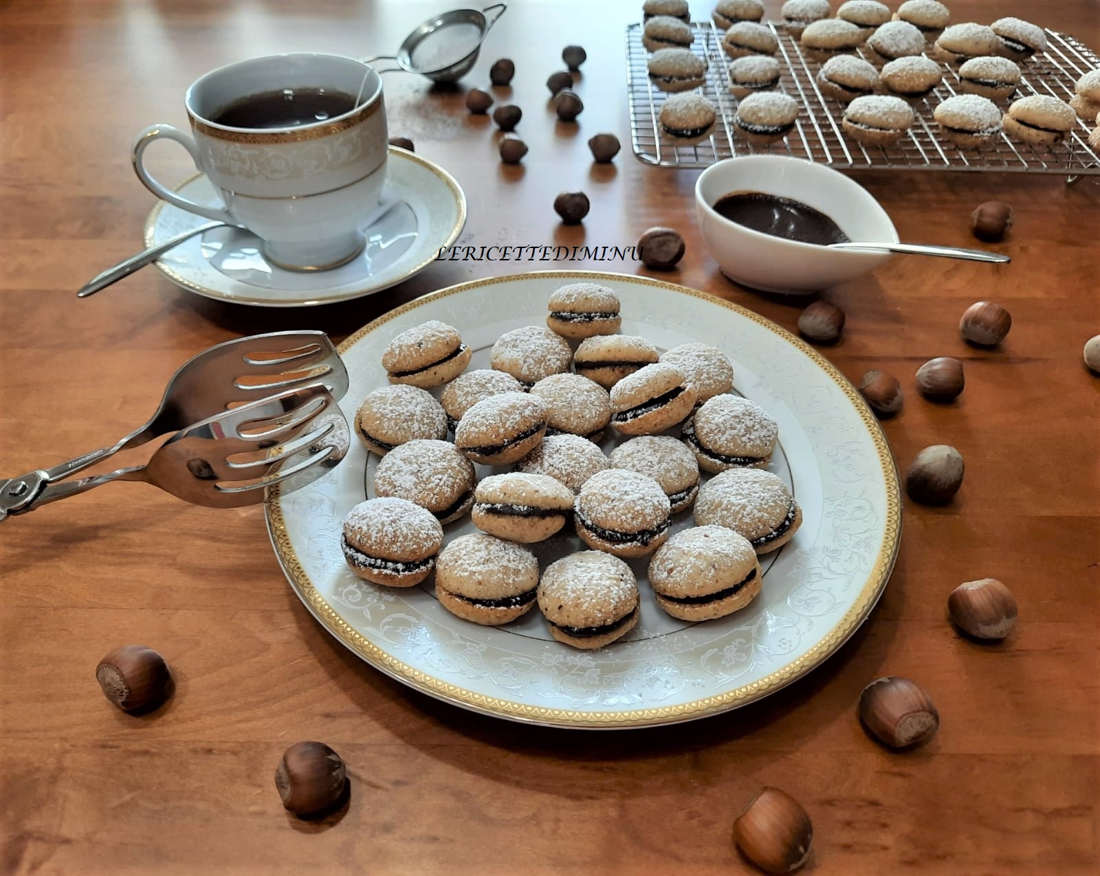 Baci di dama de avellanas